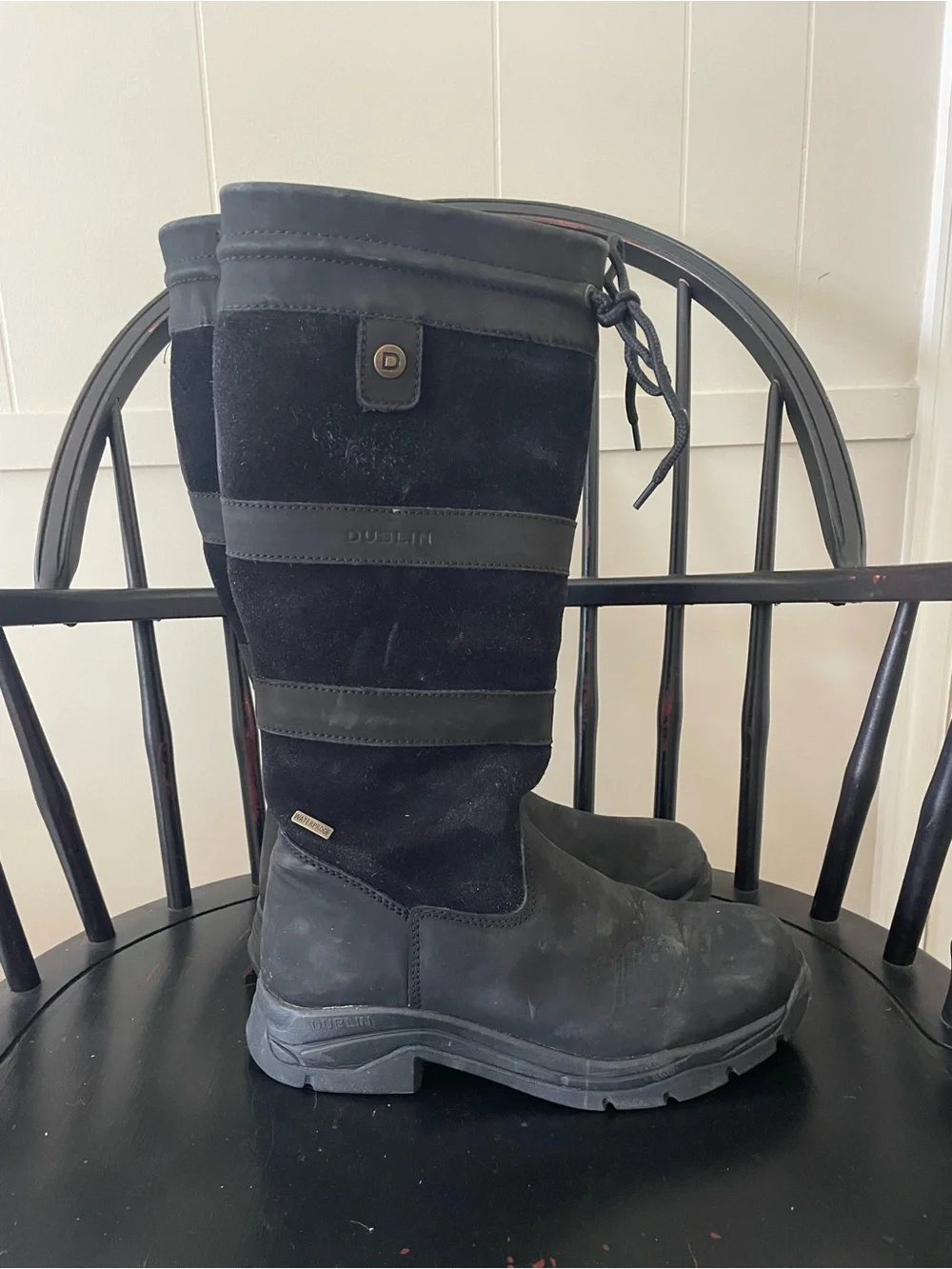 Women's Black Dublin River IV Tall Boots